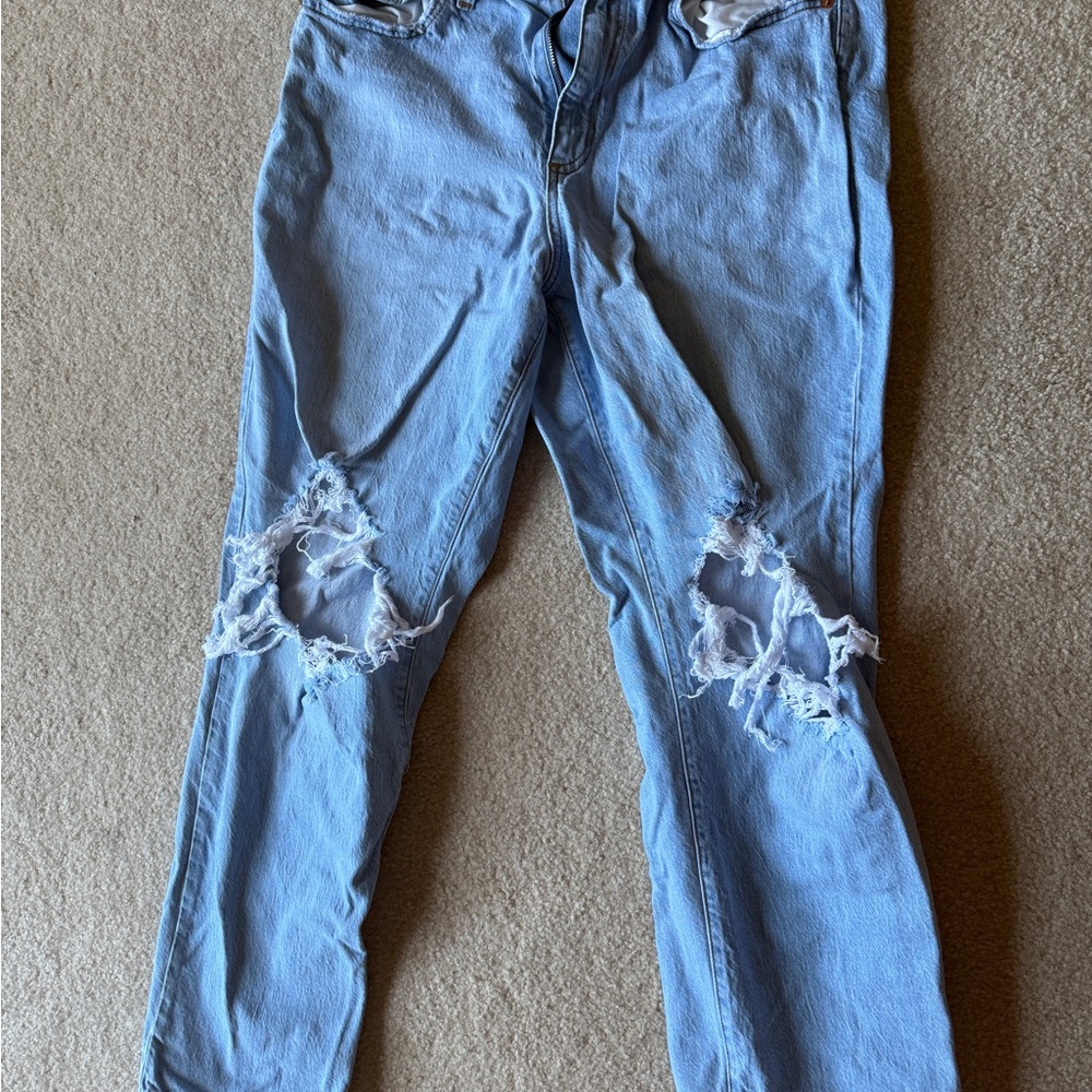 Universal Thread Light Blue Ripped Skinny Jeans